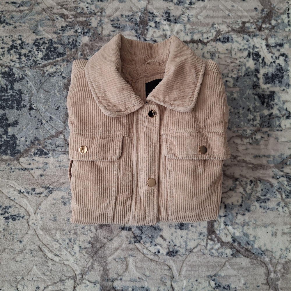 ME JANE Plush Tan Cudoroy Jacket